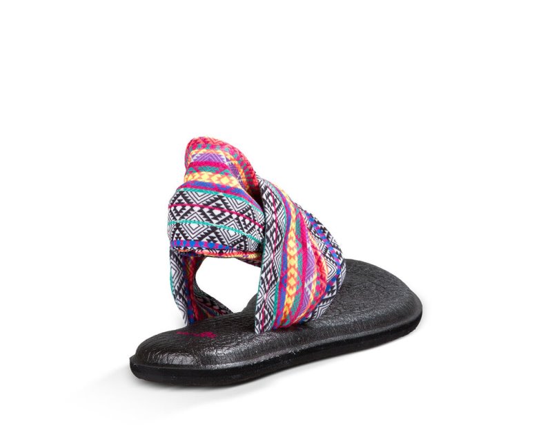 Sanuk Yoga Sling 2 Prints Women's Flip Flops Multicolor Stripes | Canada 29PJJ